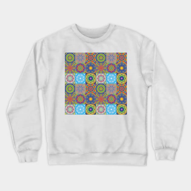 patchwork Crewneck Sweatshirt by oddityghosting